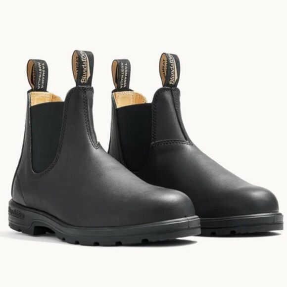Blundstone Chelsea Boots Women’s US 9.5 Black Leather Elastic Pull On Ankle Boot - Picture 1 of 15